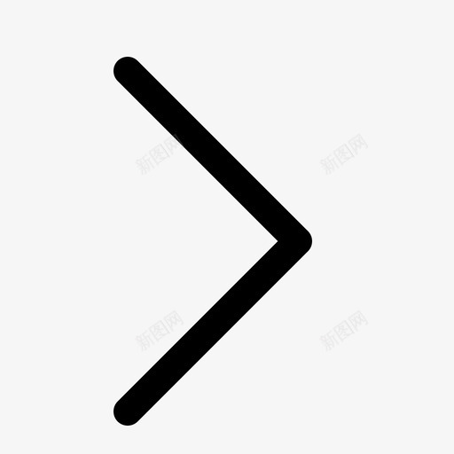 1PX右箭头svg_新图网 https://ixintu.com 1PX右箭头