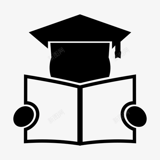 学生大学阅读图标svg_新图网 https://ixintu.com 大学 大学生 学习 学生 阅读