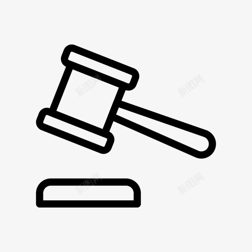 拍卖商业法院图标svg_新图网 https://ixintu.com 司法 商业 商业和金融行图标 拍卖 法律 法院