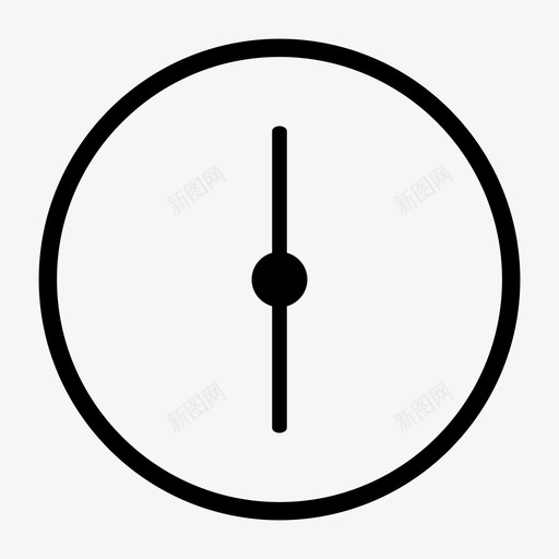 六点钟小时分钟图标svg_新图网 https://ixintu.com 六点钟 分钟 小时 时间 秒