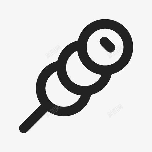 当果食物年糕图标svg_新图网 https://ixintu.com 年糕 当果 食物