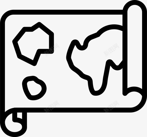 地图位置区域gps图标svg_新图网 https://ixintu.com Pretycons位置vol1轮廓 gps pin 区域 土地 地图位置