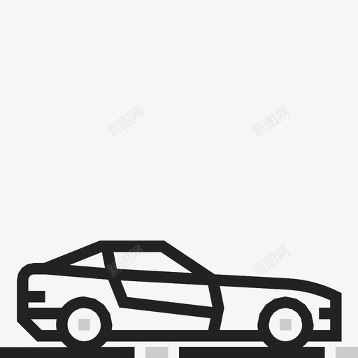 汽车公路跑车图标svg_新图网 https://ixintu.com 公路 汽车 跑车