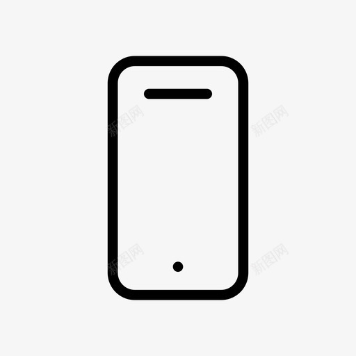 电话设备小工具图标svg_新图网 https://ixintu.com 小工具 手机 电话 网络 网络共享线路图标 设备