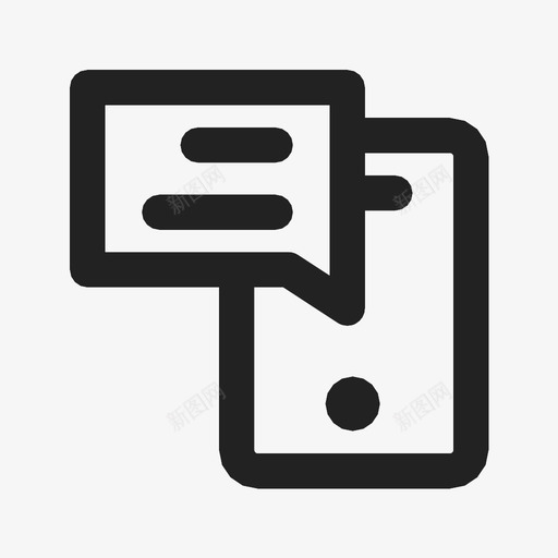 在线留言电话短信图标svg_新图网 https://ixintu.com 在线留言 电话 短信