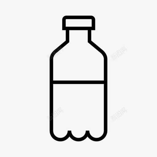 瓶子饮料可乐图标svg_新图网 https://ixintu.com 包装 可乐 水 瓶子 饮料