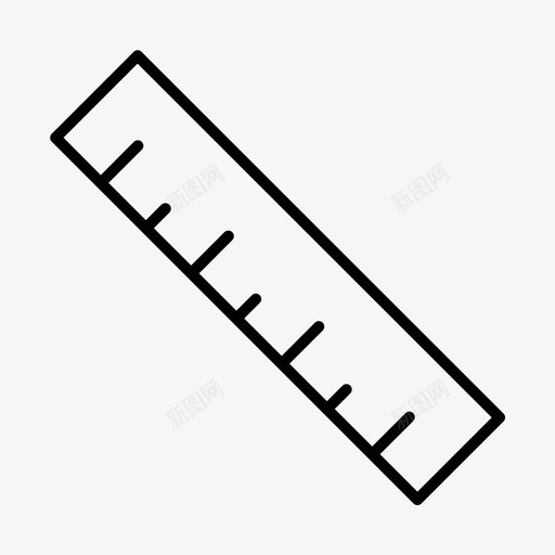 尺子厘米量具图标svg_新图网 https://ixintu.com 办公室 厘米 尺子 工具 教育薄 量具