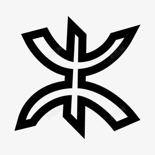 阿玛齐格柏柏尔自由人图标svg_新图网 https://ixintu.com 伊玛孜根 塔玛兹加 柏柏尔 自由人 阿玛齐格 马格里布