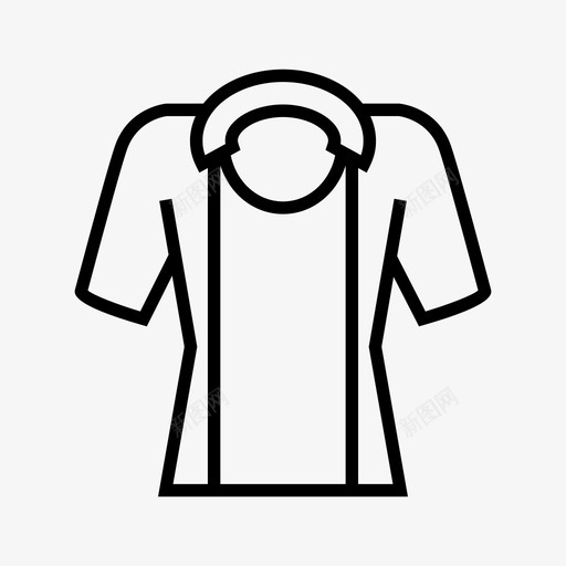 衬衫布衣服图标svg_新图网 https://ixintu.com 制服 布 衣服 衬衫