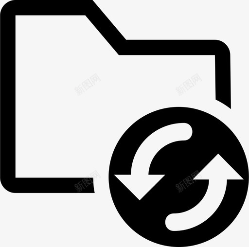 更新文件夹应用程序文件数据图标svg_新图网 https://ixintu.com 应用程序 文件数据 更新文件夹 重新加载