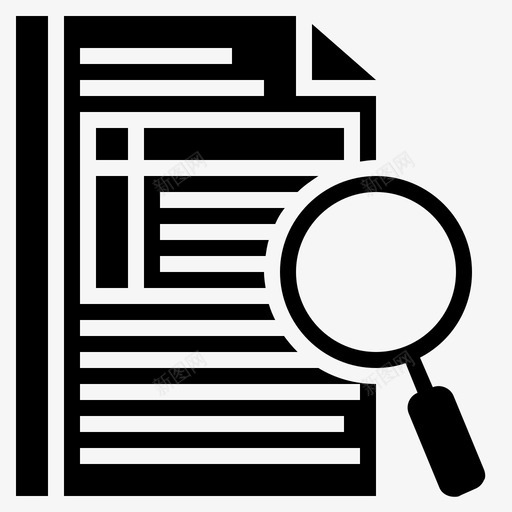 搜索文件文档查找文件图标svg_新图网 https://ixintu.com 扫描文件 扫描文档 搜索文件 文档 查找文件