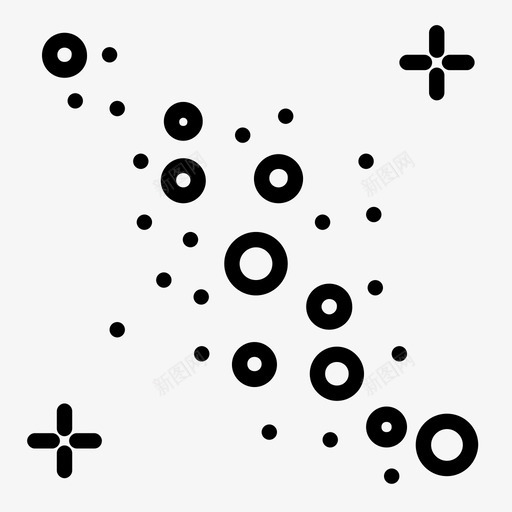 银河系天文学天空图标svg_新图网 https://ixintu.com 天文图标 天文学 天空 星星 银河系