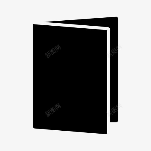 贺卡标志小册子图标svg_新图网 https://ixintu.com 小册子 标志 贺卡