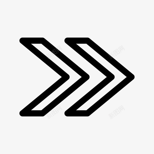 下一步移动打开图标svg_新图网 https://ixintu.com 下一步 传递 右 右箭头 打开 移动
