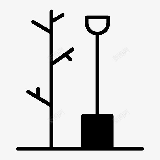 花园种子自然图标svg_新图网 https://ixintu.com 树木 种子 自然 花园 萌芽