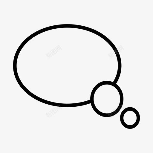思想泡沫想法思考图标svg_新图网 https://ixintu.com 思想泡沫 思考 想法