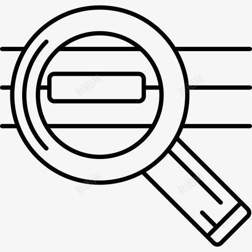 关键词搜索营销和搜索引擎优化超薄图标svg_新图网 https://ixintu.com 关键词搜索 营销和搜索引擎优化 超薄