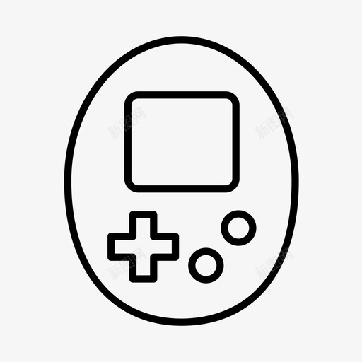 电子宠物游戏儿童图标svg_新图网 https://ixintu.com 儿童 游戏 玩具 电子宠物