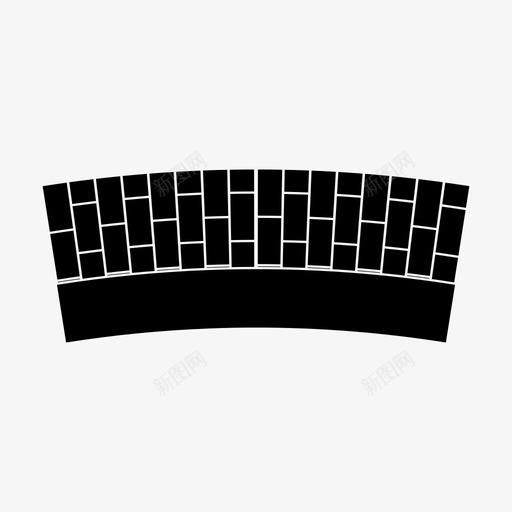 砖墙砌块堵塞图标svg_新图网 https://ixintu.com 堵塞 砌块 砖块建筑 砖墙 防止 隐私