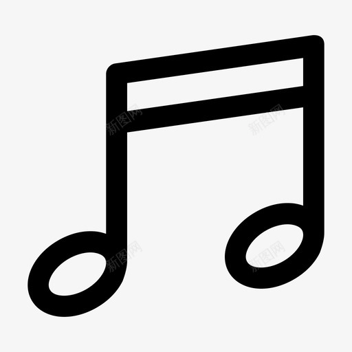 音符清脆图标svg_新图网 https://ixintu.com 清脆 音符