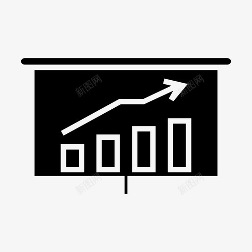 增加前进办公室图标svg_新图网 https://ixintu.com 前进 办公室 增加 工作 工作字形 演示 进度