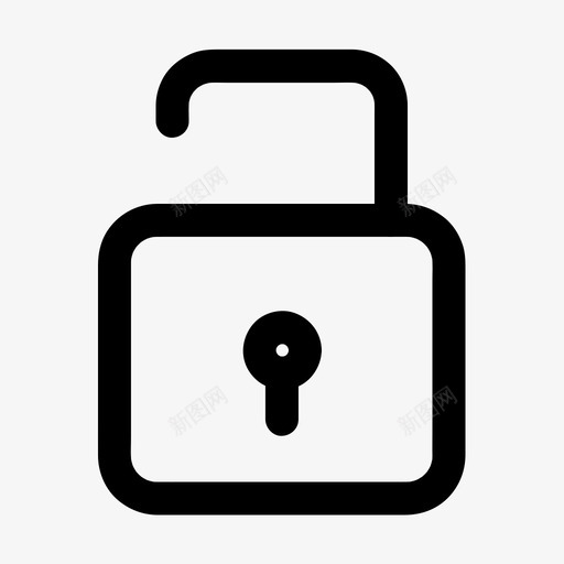 解锁破解打开图标svg_新图网 https://ixintu.com 安全 密码 打开 破解 解锁