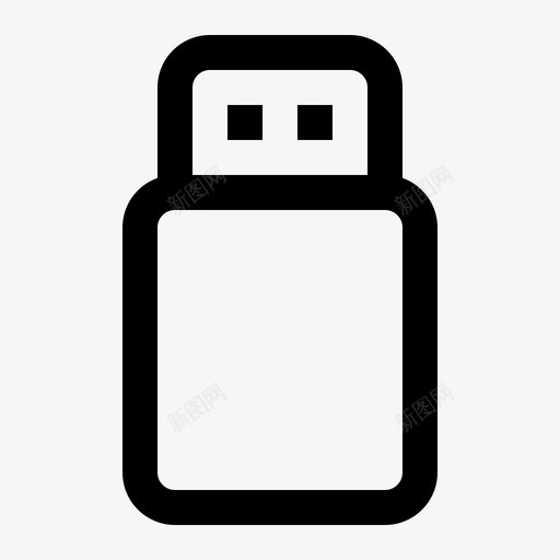 U盘计算数据存储图标svg_新图网 https://ixintu.com U盘 数据存储 文件存储 计算 设备