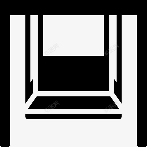 花园秋千家具房子图标svg_新图网 https://ixintu.com 家具 家具实心2 座位 房子 花园秋千
