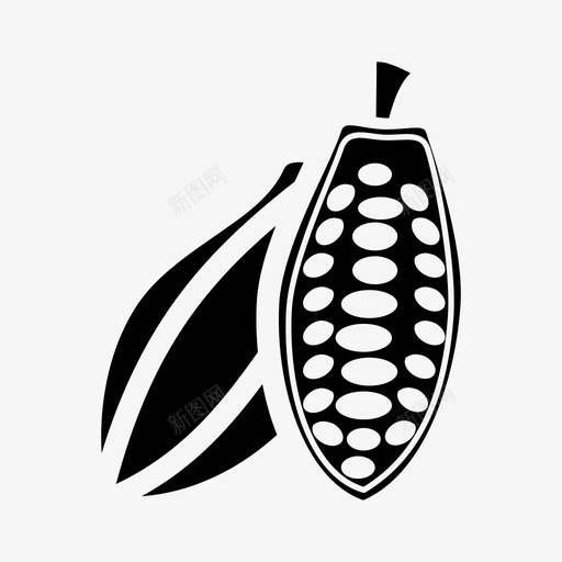 可可豆甜点水果图标svg_新图网 https://ixintu.com 可可豆 水果 甜品 甜点 锅