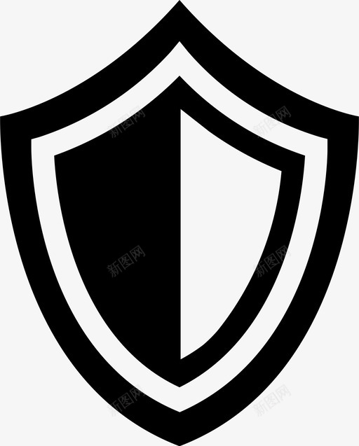 盾牌隐私保护图标svg_新图网 https://ixintu.com 保护 信任 安全 盾牌 隐私