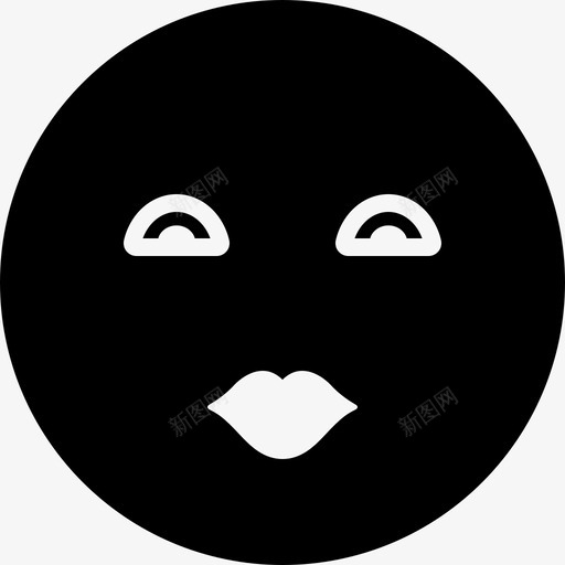 吻亲昵嘴唇图标svg_新图网 https://ixintu.com 亲密接触 亲昵 吻 嘴唇