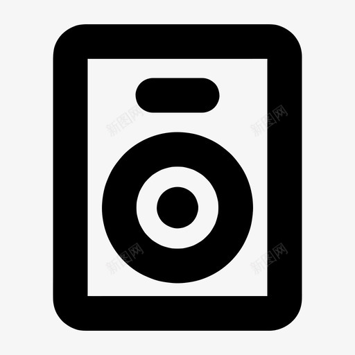 扬声器功能家庭影院图标svg_新图网 https://ixintu.com 功能 家庭影院 扬声器 音乐系统 音箱