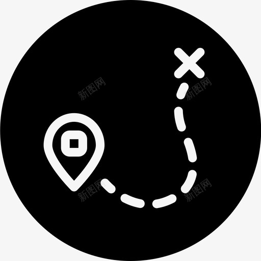 道路区域gps图标svg_新图网 https://ixintu.com Pretycons位置vol1solid gps pin 区域 土地 地图 道路