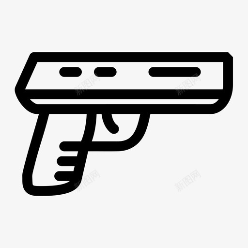 枪子弹射击图标svg_新图网 https://ixintu.com 子弹 射击 枪 武器