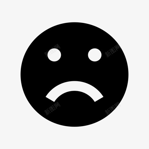 表情难过svg_新图网 https://ixintu.com 表情难过