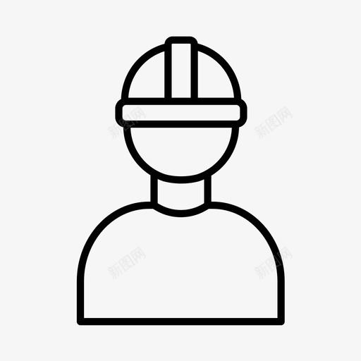 工厂工业自动化工人图标svg_新图网 https://ixintu.com 工业自动化工人 工厂