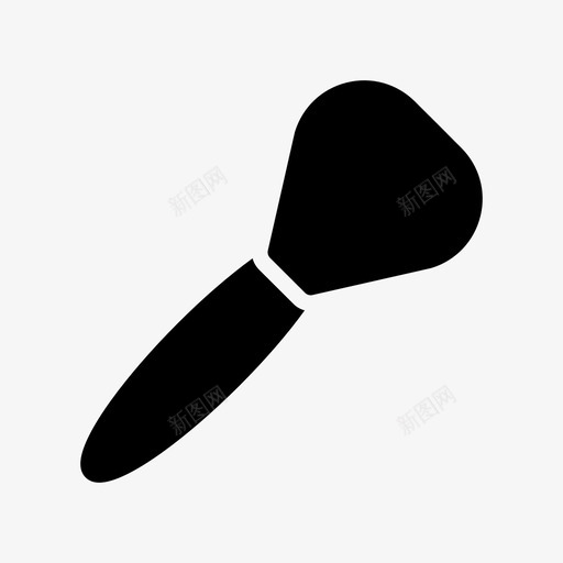 脸刷化妆品时尚图标svg_新图网 https://ixintu.com spa 化妆 化妆品 时尚 美容沙龙雕文第1卷 脸刷