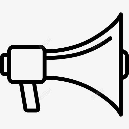对着右边的扩音器技术购物成瘾图标svg_新图网 https://ixintu.com 对着右边的扩音器 技术 购物成瘾