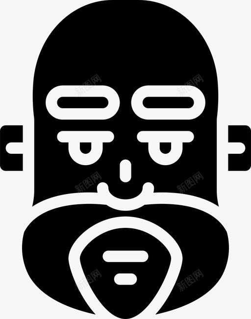 车手胡子头像男图标svg_新图网 https://ixintu.com 个人资料 头像 头像实心 用户 男 车手胡子