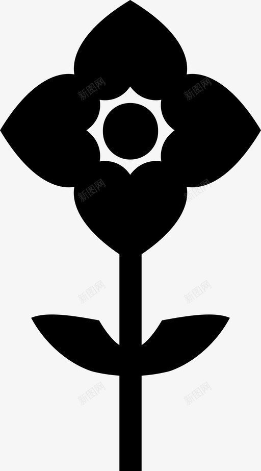 花蜜蜂自然图标svg_新图网 https://ixintu.com 春天 自然 花 蜜蜂