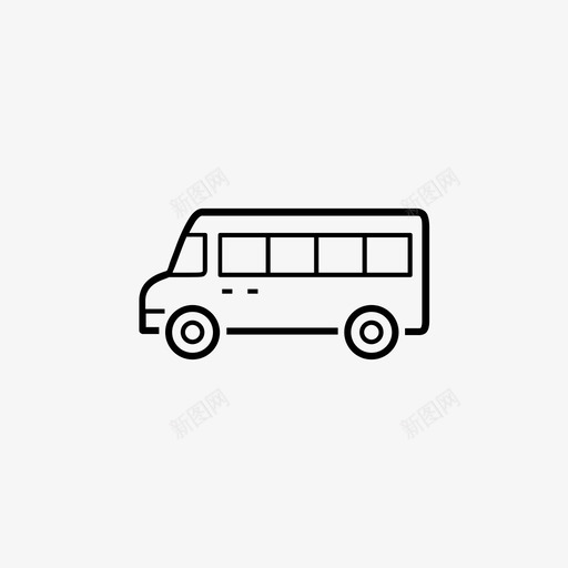 小型货车多用途车客运车辆图标svg_新图网 https://ixintu.com ute 公用事业 多用途车 客运车辆 小型货车 车辆运输