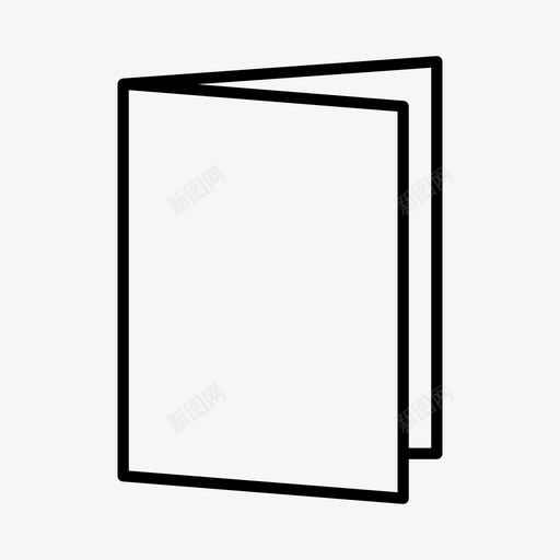 贺卡标志小册子图标svg_新图网 https://ixintu.com 小册子 标志 贺卡
