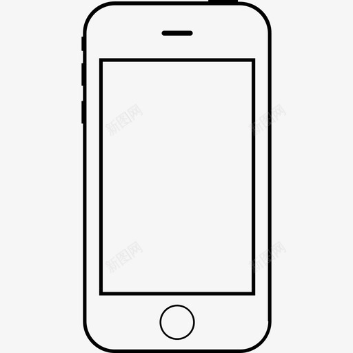 iphone3g3gs苹果移动图标svg_新图网 https://ixintu.com iphone3g3gs 手机 智能手机 移动 苹果