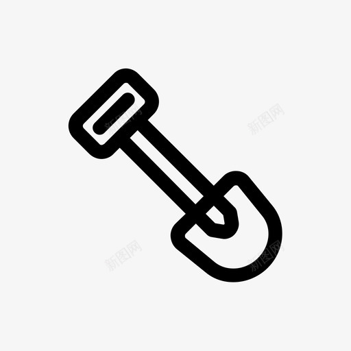 铲挖工人图标svg_新图网 https://ixintu.com 工人 挖 铲