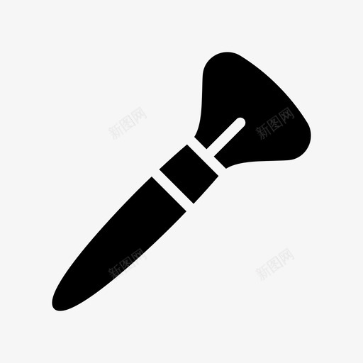 脸刷化妆品时尚图标svg_新图网 https://ixintu.com 化妆 化妆品 时尚 第一卷 美容沙龙 脸刷