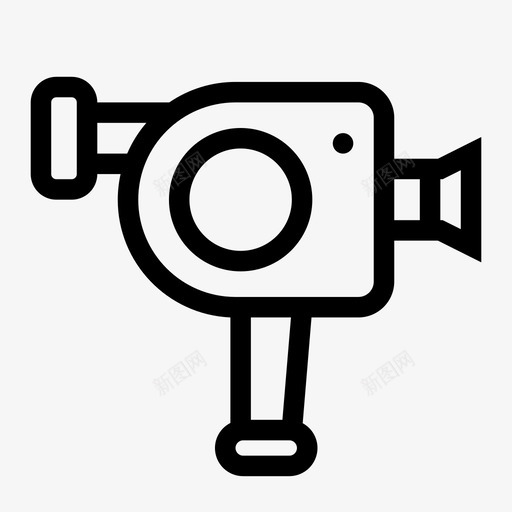 手动摄像机电影院手持式摄像机图标svg_新图网 https://ixintu.com 手动摄像机 手持式摄像机 摄像机 电影 电影院 电视 视频