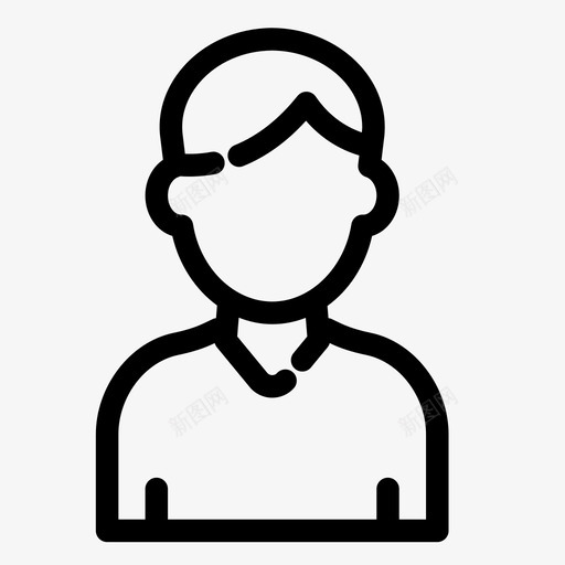 用户头像界面个人资料图标svg_新图网 https://ixintu.com 个人资料 基本pt1 用户头像 界面 社交媒体