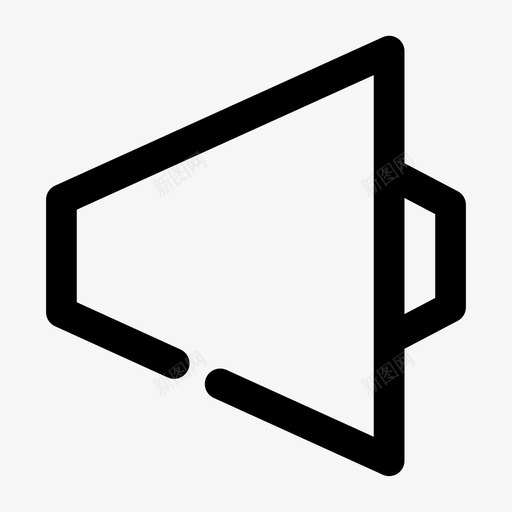 扬声器禁用静音混合2格粗体图标svg_新图网 https://ixintu.com 扬声器禁用 混合2格粗体 静音