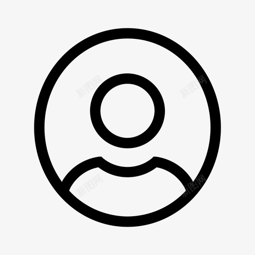 个人资料头像界面图标svg_新图网 https://ixintu.com 个人资料 头像 用户 界面 社交媒体