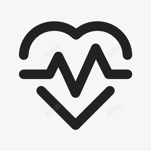 心率有氧运动健康图标svg_新图网 https://ixintu.com 健康 心率 有氧运动 脉搏